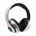 Wholesale LED Light HD Over the Head Wireless Bluetooth Stereo Headphone STN13L (Silver)